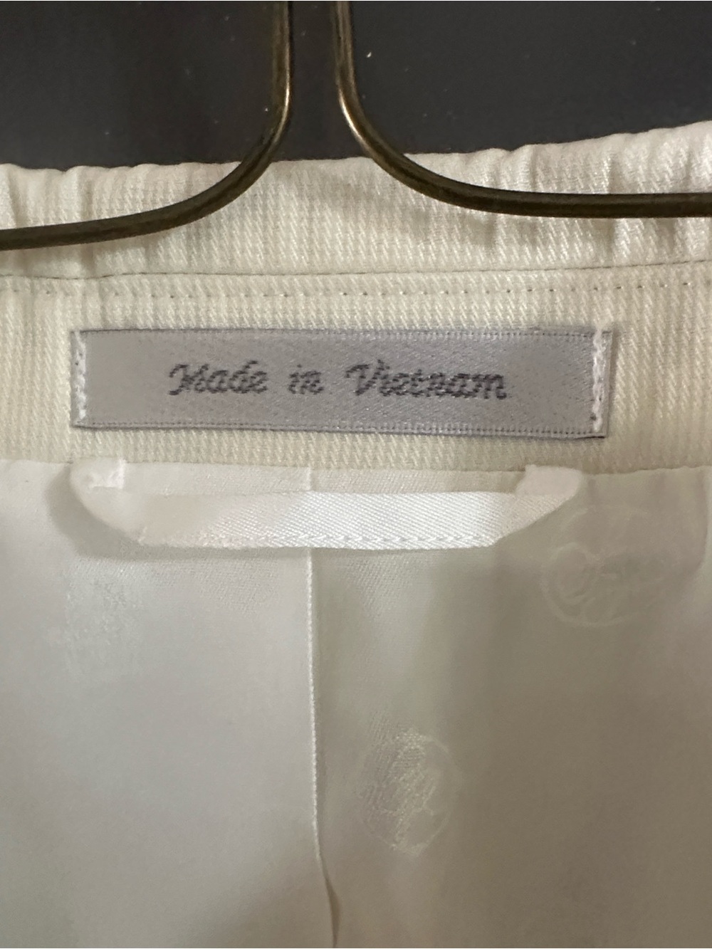 Sean John Suits Classic Cream Men's Blazer - Unbranded View 3